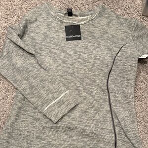 Gray Long Sleeve Sweater
